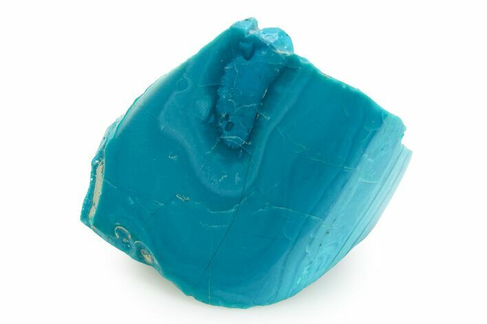 Polished Atacama Blue Opal (Chrysocolla & Opal) - Chile #352153